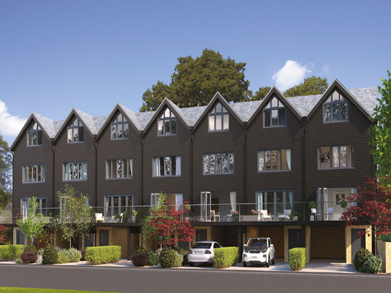 Smedley Homes Development at Langdon Row, Conyer.